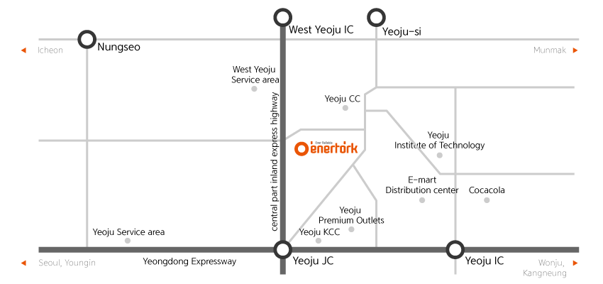 Head Office & Factory rough map